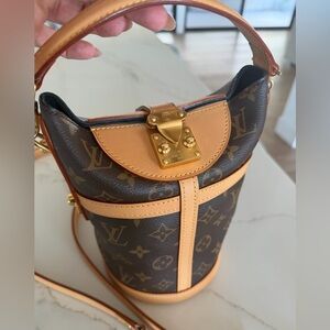 Louis Vuitton Monogram Mini Bucket Duffle Bag Excellent Condition COA dustbag
